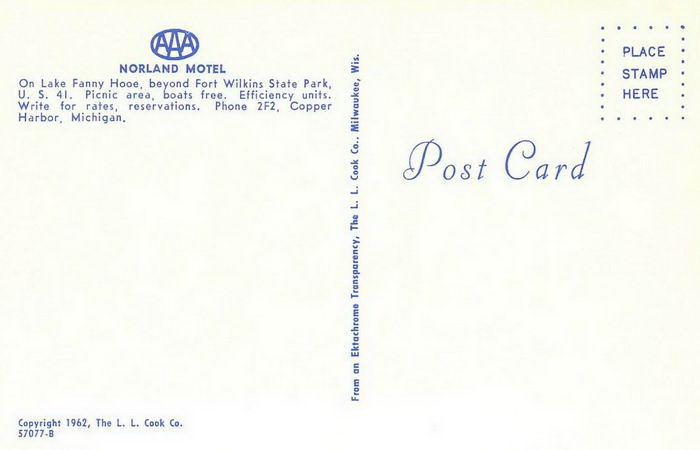 Norland Motel - Old Postcard (newer photo)